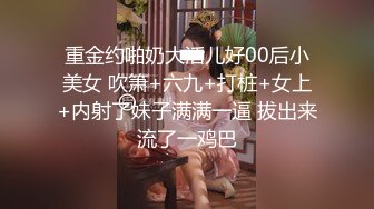 重金约啪奶大活儿好00后小美女 吹箫+六九+打桩+女上+内射了妹子满满一逼 拔出来流了一鸡巴