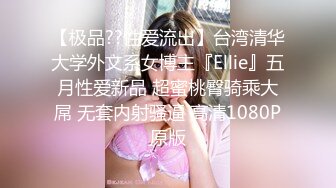 【极品??性爱流出】台湾清华大学外文系女博主『Ellie』五月性爱新品 超蜜桃臀骑乘大屌 无套内射骚逼 高清1080P原版