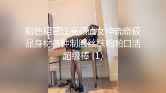 粉色裙晋江高颜值女神晓晓极品身材各种制服丝袜啪啪口活超级棒 (1)